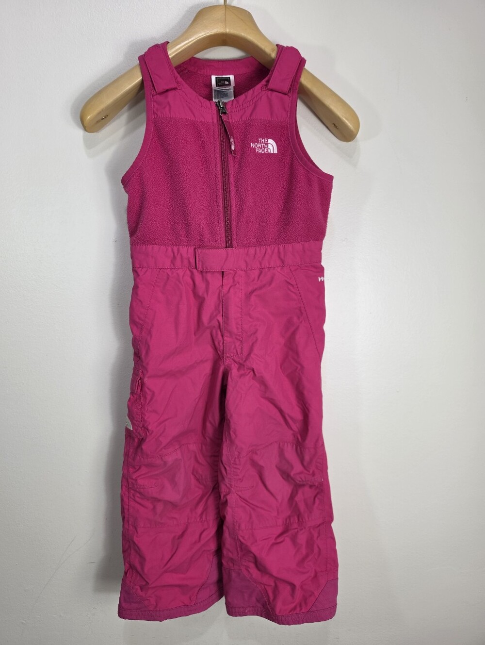 The North Face Kids' Pink Insulated Snow Bibs 3T Girls